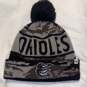 47 Brand Orioles Black and Gray Beanie